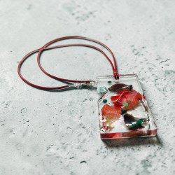 Pandantiv handmade din rășină epoxidică