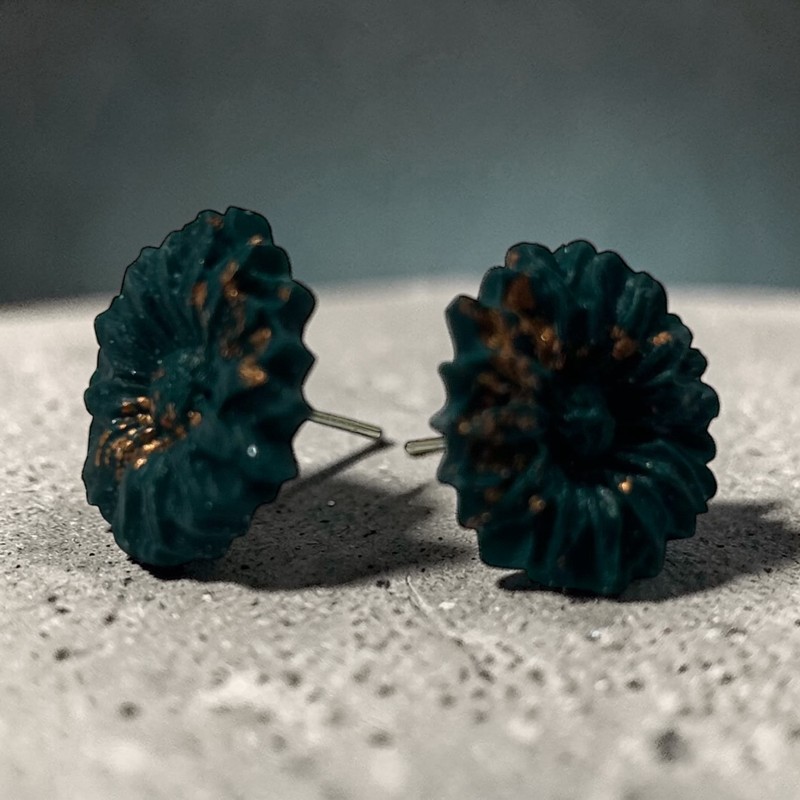 Cercei din lut polimeric.