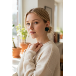 Cercei din lut polimeric.