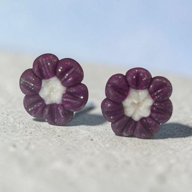 Cercei din lut polimeric.