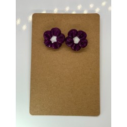 Cercei din lut polimeric.