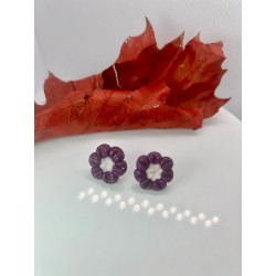 Cercei din lut polimeric.